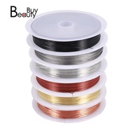 6 Pack Jewelry Beading Wire for Jewelry Making Supplies and Craft (24 Gauge)