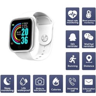 智能手錶 全新現貨 健康監測 保障健康 量度血壓心跳血氧 運動手環 白色粉紅色