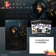 Death Stranding Clear File & Sticker Set