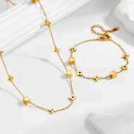 necklace for women Elegant jewelry set Titanium steel chain bracelet for woman anklet for woman 23