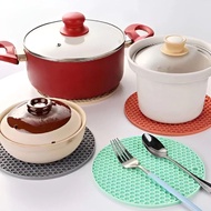 Heat Resistant Silicone Bowl Pot Coaster Anti-Slip Silicone Food Coaster Silicone Bowl Pot Coaster T
