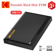 KODAK P190 Hard Disk External 1TB/ 2TB External Hard Disk/ Portable 2.5 HDD External Hard Drive/ Har