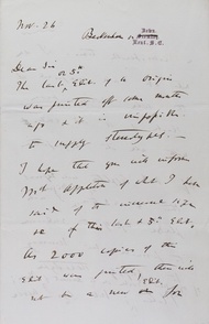 Charles Darwin Autograph letter signed ("Ch. Darwin") to Charles Layton, Appleton's London agent, about a second American edition of On the Origin of Species
