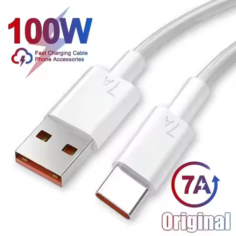 100W 7A Fast Charging Type C USB Cable Data Sync Cord For Xiaomi 13 12 Huawei Mate 60 Redmi K50 Note
