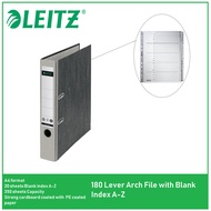 Leitz 1050 Arch Lever File with Blank Index A-Z 50mm A4 - Made in Europe
