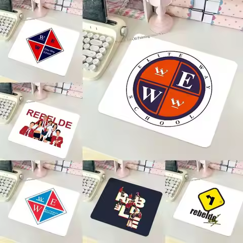 Elite Way School Rebelde Way Mousepad Small LockEdge Mouse Pad For Gamers Computer Desk Pad Rectangu