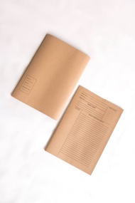 Brown Minutes File - 100pcs