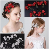 LZ 1 Pc Cucuk Rambut Manik Bunga Women Girls Kids Flower Hair Pin Girl Bride Bridesmaid Prom Princes