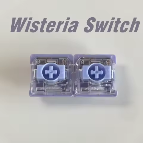 Gateron NuPhy Wisteria T55 Low Profile Switches 3-Pin 55g HIFI Tactile Switch POM Smooth Custom Mech