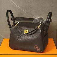 Hermes MIni Lindy 2 代/黑金/ TC / K ( 全新品)