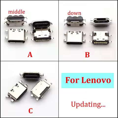 10Pcs Type C USB Charger Charging Jack Port Plug Dock Connector Contact For Lenovo S5 K520 Tablet X7