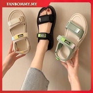 READY STOCK🎁WEBEE 1216 FINNA Kasut Perempuan Fin Straps Women Sandals Fashionable Selipar Wanita Des