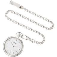 QA70-201  Citizen Q&amp;Q Pocket Watch Chain White