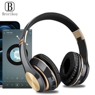 T5 Headset Bluetooth Folding Wireless Bluetooth Headset Card Music FM sport running bass stereo headset Bluetooth
