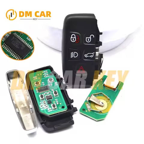 5pieces Smart card key alarm 315/434Mhz KOBJTF10A ID49 PCF7945 for Land Rover Range LR4 Sport Evoque