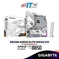 GIGABYTE B850M AORUS ELITE WIFI6E ICE (mATX) Micro ATX AMD Gaming Motherboard | AMD AM5 Socket