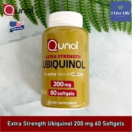 ยูบิควินอล Extra Strength Ubiquinol 200 mg 60 Softgels - Qunol