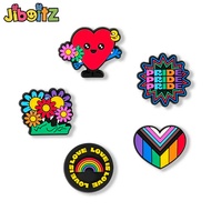 Jibbitz cross charms cross Accessories Shoes Flower cross cross Accessories Heart Five Flowers All-M