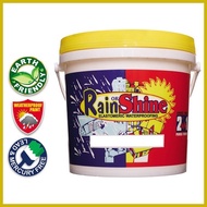 ◪ ☫ ¤ RAIN OR SHINE 1 GALLON / 4 LITERS | ELASTOMERIC PAINT | WATER BASE PAINT | ALL COLORS AVAILAB