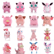 20cm Pokemon Jigglypuff Clefairy Plush Doll Pokémon Wigglytuff Mew Plush Toy Japan Anime Lickitung S