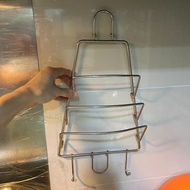 煲蓋架 stainless steel pot lid holder wall-mounted storage rack for lids
