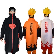 Naruto Costume Anime Akatsuki Uzumaki Cosplay Cloaks Uchiha Itachi Ring Headband Clothing Cosplay co