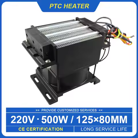 220V 500W PTC Fan Heater Controller Ceramic Heater with Fan Heating Element Constant Temperature Hea