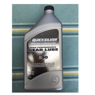 ORIGINAL QUICKSILVER MARINE LUBRICANT HIGH PERFORMANCE GEAR LUBE  *SAE90  *946ml  *GEAR OIL OUTBOARD
