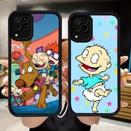 Q10 Rugrats soft Casing for Samsung F04 A04E M04 J7 Pro A12 A06 A07 A22 A04 A05 J2 5GPrime