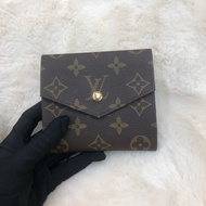 LV 老花金豆信封短銀包 男/女 IA547