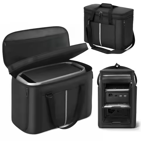Waterproof Power Station Carry Bag for Ecoflow Delta 3 Max Or Max Plus Shockproof Crossbody Travel B