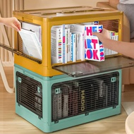 Outdoor Storage Box Book Box Student Book Storage Box Transparent Folding Book Storage Book Storage 
