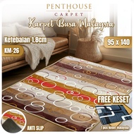 PENTHOUSE Karpet Busa Malaysia 95 x 140 | Halus Lembut Tebal