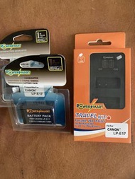 ( 2x LP-E17電池 連 1x LPE17 USB雙位充電器 )優惠套裝合Canon EOS 760D,EOS 750D,EOS 200D,EOS M6 MarkII,EOS M5,EOS RP