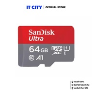 SanDisk Ultra microSDXC SQUAB 64GB A1 C10 U1 UHS-I 140MB/s R 4x6 10Y ME6-000960