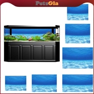 PETSOLA Fish Tank Adhesive Posters For Fish Tank Aquarium Landscape Decor 61x30cm