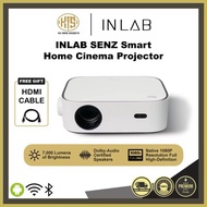 INLAB Senz - The Home Cinema Projector 1080P Full HD / 4K Support / Android 9.0