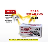 OSUKA - Proton X70 2018y"+ Geely / Hyundai - I40 Avante Elantra 2011y"+ 1.6L Rear Brake Disc Pad D68