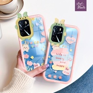 Dog Flower Oil Painting Colorful Casing ph Strange Shape for for OPPO A1K A3/S A5/S A7/N A8 A9/X A11/S/X A12/E A15/S A16/E/K/S A17/K 4G/5G soft case Cute Girl Cute plastic Mobile Phone