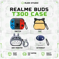 Realme Buds T300 Case Cartoon Wireless Earbuds Case Cover Protective Soft Silicone Case Realme T300 