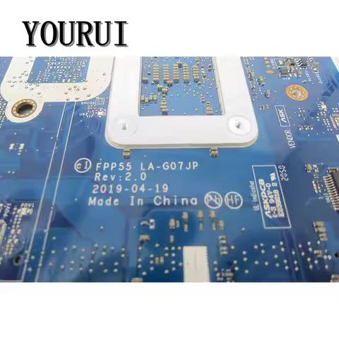 yourui For HP 15-DB 15T-DB Laptop motherboard with Ryzen 7 3700 CPU 2 RAM SLOT mainboard FPP5 LA-G07