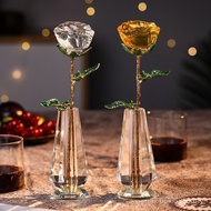 Decoration Gift Creative Anniversary Crystal Rose Ornaments Wife For Girlfriend Wedding Anniversary 