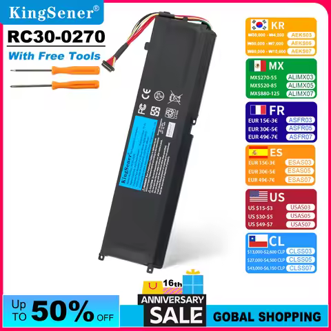 KingSener RC30-0270 Laptop Battery for Razer Blade 15 Base Stealth 2018 Series Notebook RZ09-03006 R