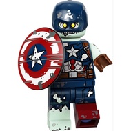 ~ FB ~ Collectable Minifigures Marvel Zombie Captain America 71031-9