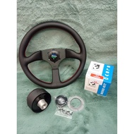 [พร้อมส่ง]"พวงมาลัย spoonพร้อมคอh8 ab รุ่นที่ไช้jazz gd ge city04-2012 brio civic ek civic es fd acc