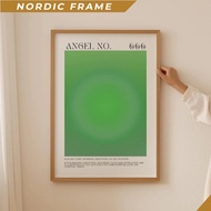 Wall painting, Angel Number 666 Poster - Inspirational Quote, Aesthetic Room Decor, Manifest Gift, A