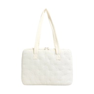 Korean Style Heavyweight Embroidered Butterfly Knot Handheld Single Shoulder Bag for 14 Inch Laptop 