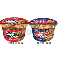 Korea Nongshim 100g Spicy Beef Kimchi Ramen Cup Noodles Bowl Flavor