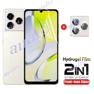 ZTE Blade A76 4G 2in1 Front Lens Hydrogel Film For ZTE Blade A76 BladeA76 4G 5G 2025 Smartphone Scre