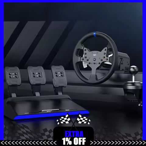 PXN V99 Racing Wheel Simulator Gaming Steering Wheel 3.2Nm Force Feedback For PC Windows 7/8/10/11,P
